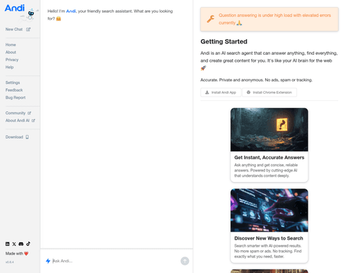 Andisearch