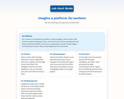 Job Hunt Mode