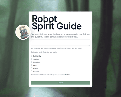 Robot Spirit Guide